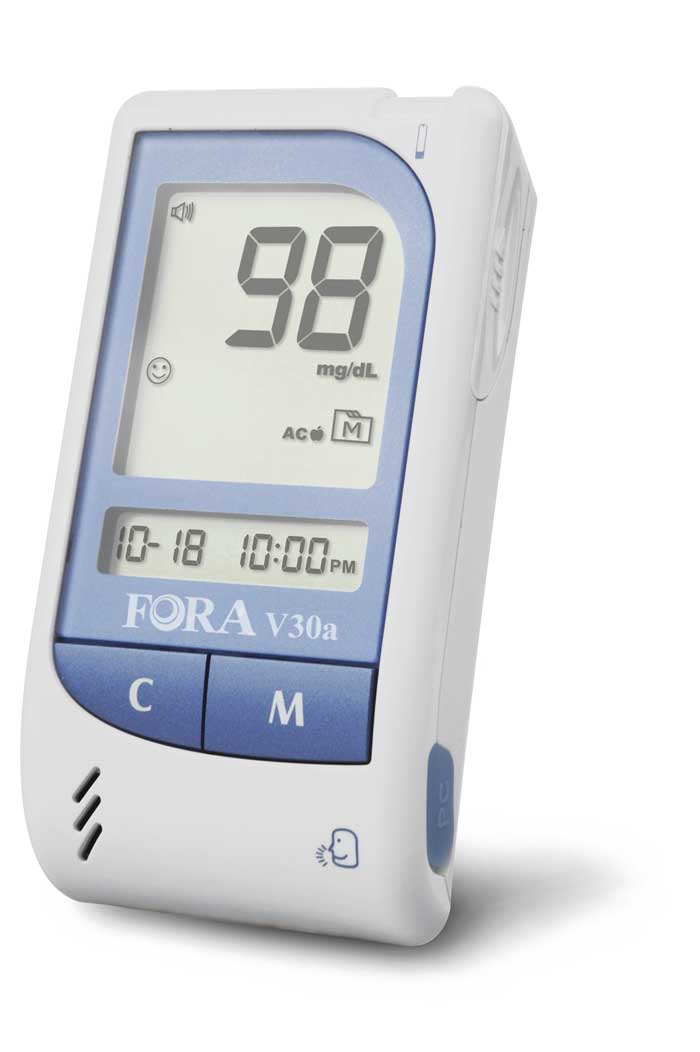 FORA V30a Blood Glucose Monitoring System from Fora Care.