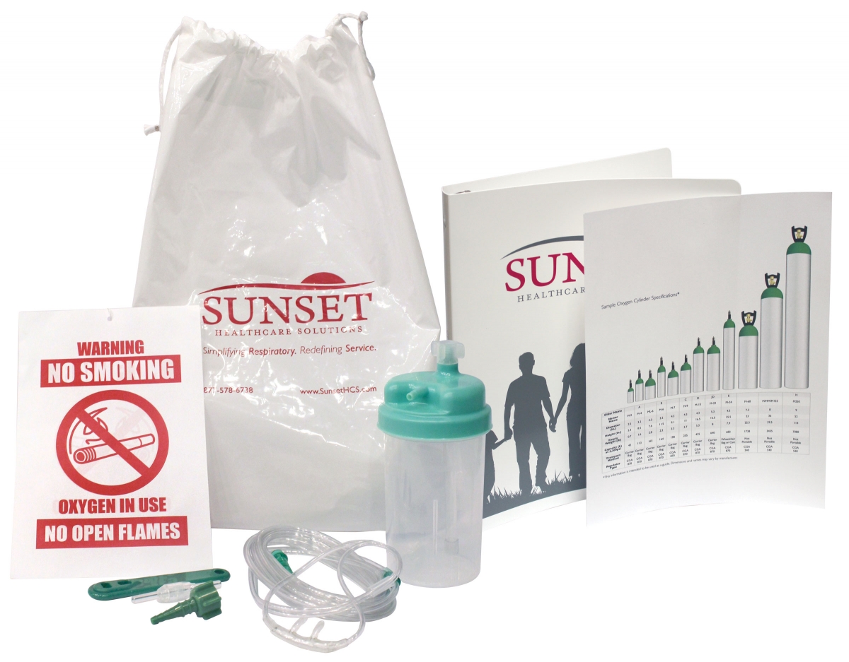 Sunset Health Solutions helps providers assemble new patient set-up kits.