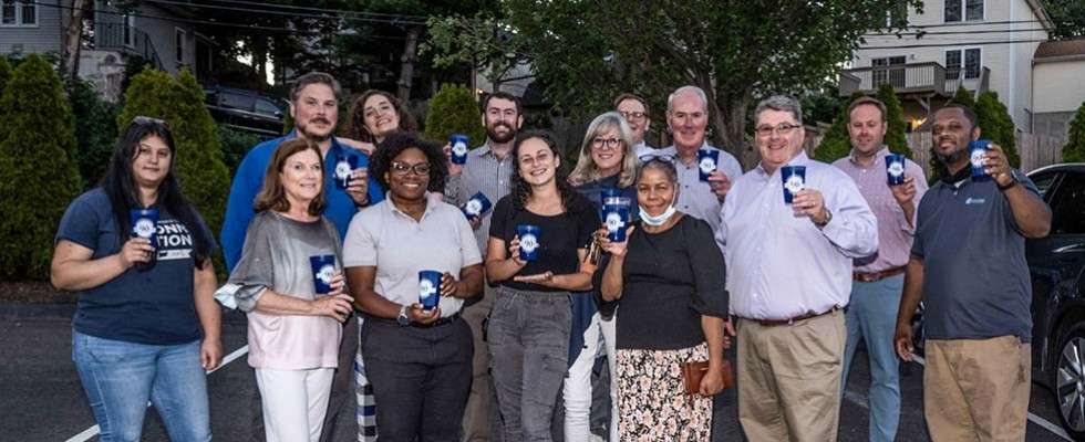 Collins Home Medical Staff celebrate 90 years.