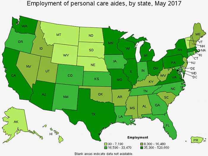 personal care map